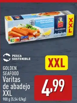 ALDI GOLDEN SEAFOOD Varitas de abadejo XXL oferta