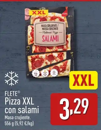 ALDI FLETE® Pizza XXL con salami oferta