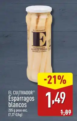 ALDI EL CULTIVADORⓇ Espárragos blancos oferta