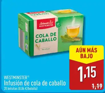 ALDI WESTMINSTER Infusión de cola de caballo oferta