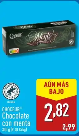 ALDI CHOCEURⓇ Chocolate con menta oferta