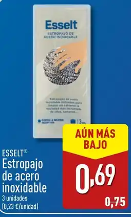 ALDI ESSELT® E Estropajo de acero inoxidable oferta