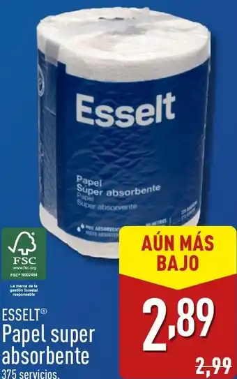 ALDI ESSELT® Papel super absorbente oferta