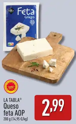 ALDI LA TABLAⓇ Queso feta AOP oferta