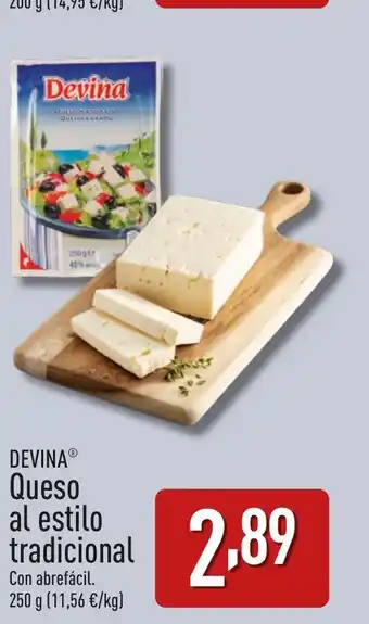 ALDI DEVINAⓇ Queso al estilo tradicional oferta