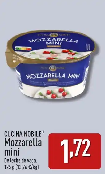 ALDI CUCINA NOBILEⓇ Mozzarella mini oferta