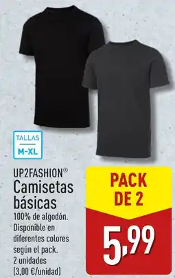 ALDI UP2FASHION® Camisetas básicas oferta