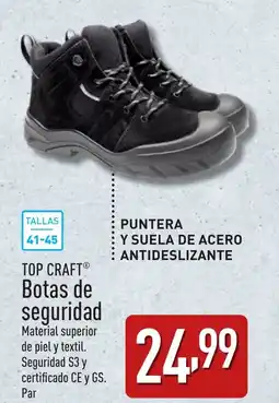 ALDI TOP CRAFT® Botas de seguridad oferta