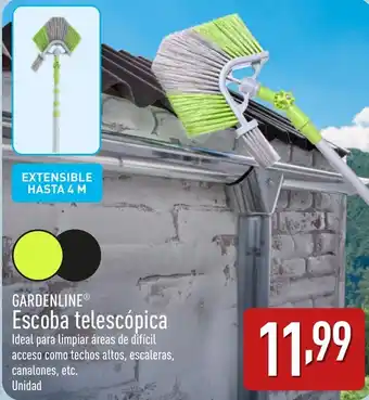 ALDI GARDENLINE® Escoba telescópica oferta