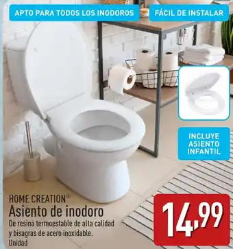 ALDI HOME CREATION® Asiento de inodoro oferta