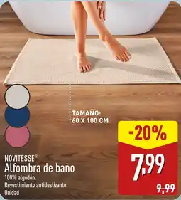 ALDI NOVITESSEⓇ Alfombra de baño oferta