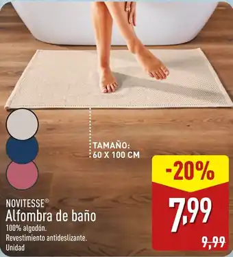 ALDI NOVITESSEⓇ Alfombra de baño oferta