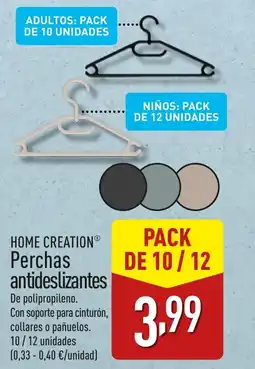 ALDI HOME CREATION® Perchas antideslizantes oferta