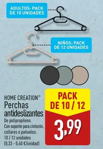 ALDI HOME CREATION® Perchas antideslizantes oferta