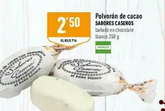 Supermercados Deza Polvorón De Cacao Sabores Caseros oferta