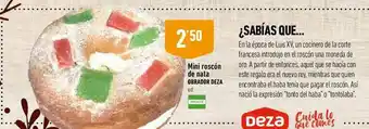 Supermercados Deza Mini Roscón De Nata Obrador Deza oferta