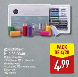 ALDI HOME CREATION® Hilo de coser oferta