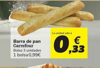 Carrefour Barra De Pan Carrefour oferta