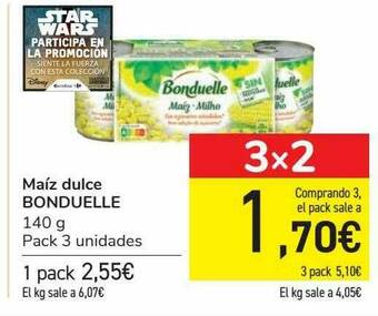Carrefour Maíz Dulce Bonduelle oferta