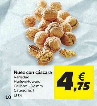 Carrefour Nuez Con Cáscara oferta