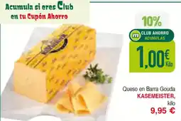 Masymas KASEMEISTER Queso en Barra Gouda oferta