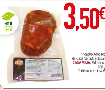 Masymas CASA MILIA Picadillo Adobado de Caza Venado y Jabalí Felechosa oferta