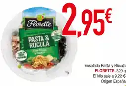 Masymas FLORETTE Ensalada Pasta y Rúcula oferta