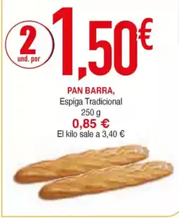 Masymas PAN BARRA Espiga Tradicional oferta