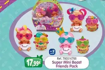Todojuguete Super Mini Beast Friends Pack oferta