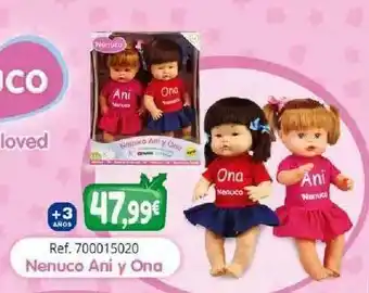 Todojuguete Nenuco Ani Y Ona oferta