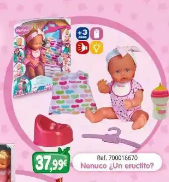 Todojuguete Nenuco ¿un Eructito? oferta