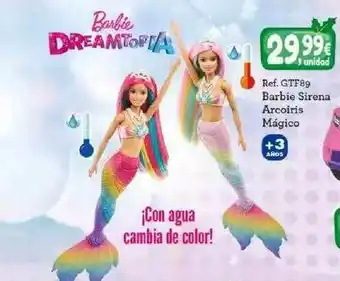 Todojuguete Barbie Sirena Arcoiris Mágico oferta