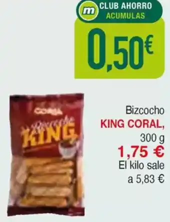 Masymas KING CORAL Bizcocho oferta