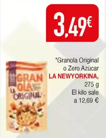 Masymas GRAN LA NEWYORKINA Granola Original o Zero Azúcar oferta