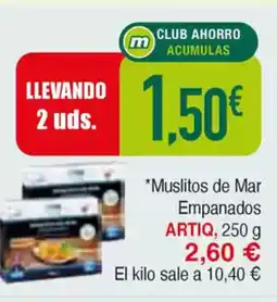 Masymas ARTIQ Muslitos de Mar Empanados oferta