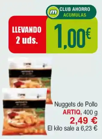 Masymas ARTIQ Nuggets de Pollo oferta