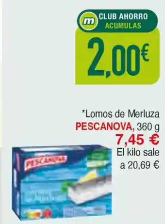 Masymas PESCANOVA Lomos de Merluza oferta