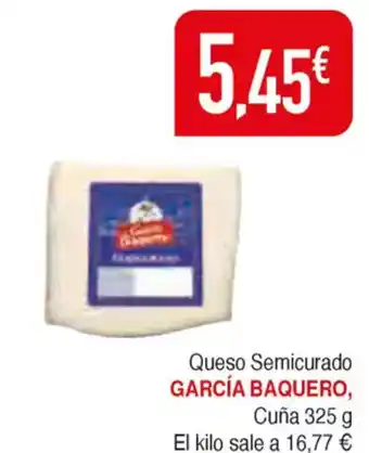 Masymas GARCÍA BAQUERO Queso Semicurado oferta