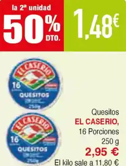 Masymas EL CASERIO Quesitos 16 Porciones oferta