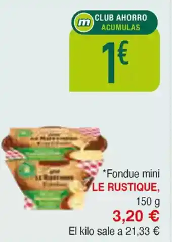 Masymas LE RUSTIQUE Fondue mini oferta