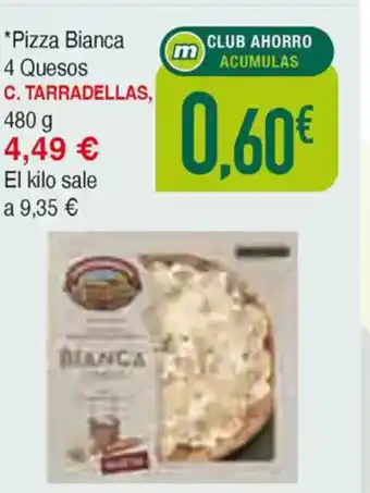 Masymas TARRADELLAS Pizza Bianca 4 Quesos C. oferta