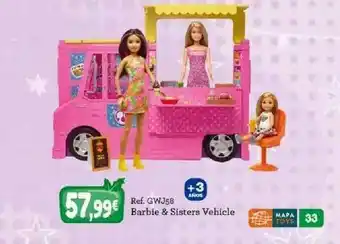 Todojuguete Barbie & Sisters Vehicle oferta
