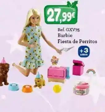 Todojuguete Barbie Fiesta De Perritos oferta