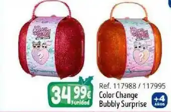 Todojuguete Color Change Bubbly Surprise oferta