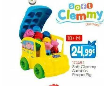 Todojuguete Soft Clemmy Autobús Peppa Pig oferta
