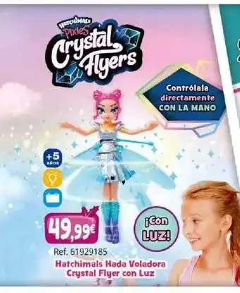 Todojuguete Hatchimals Hada Voladora Crystal Flyer Con Luz oferta
