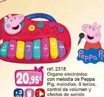 Todojuguete órgano Electrónico Con Melodia De Peppa Pig oferta