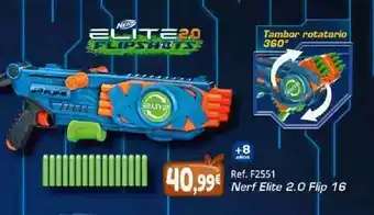 Todojuguete Nerf Elite 2.0 Flip 16 oferta