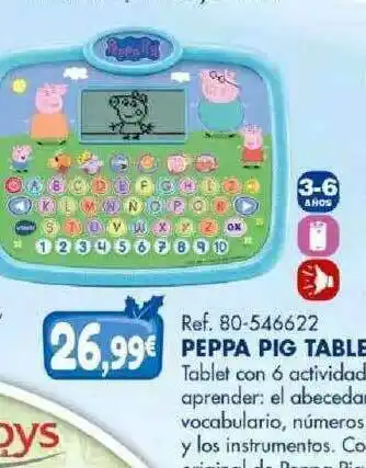 Todojuguete Peppa Pig Table oferta
