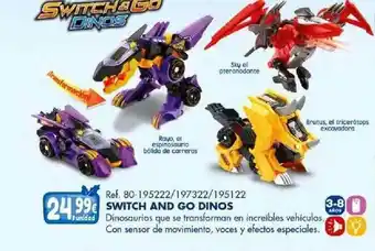 Todojuguete Switch And Go Dinos oferta